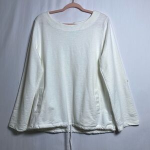 Chic cream Long Sleeve Top